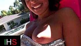 slutty girl says, 'fuck my pussy and ass with those giant cocks'