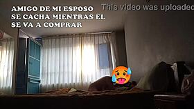 Latina Wife Cuckolds Husband