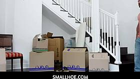 tiny asian princess jade kimiko's tight pussy stretched by massive cock 😩