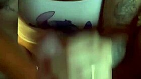 wife gets massage with monster cock cum in pussy