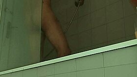 delicious guy shaving his big dick for sexy fun