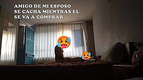 Latina Wife Cuckolds Husband