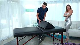 massageerotica com cougar betty foxxx enjoys cock ride after sensual massage