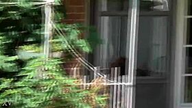 Delicious redhead in lingerie poses