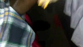 Ebony BBW Feels Intense Pleasure In Reverse Footjob Cumshot