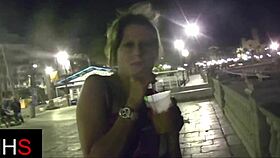 beautiful brunette girl enjoys intense pleasure