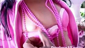 Paulina 18 Rubs Tits And Fucks Bbc