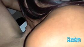 Does This Teen Wife Cum on Her Lover's Dick?