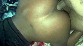 The petite 18+ black beauty gets deep stroked