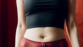 Blindfold Asian Massage Girls In Lingerie!