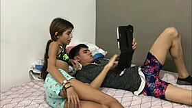 Stepsister comes to my room asking to be fucked hard, what do you think?