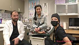 i spread jasmine rose's big ass in immigration physical