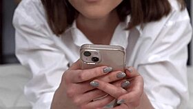 Petite teen Ally enjoys double penetration with passion