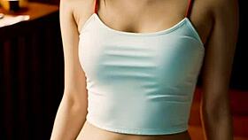 Blindfold Asian Massage Girls In Lingerie!