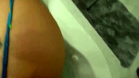 Slutty latina mandy waters gets dicked down in the bathtub 😏