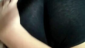 doña mary wearing mini shorts at the gym, showing her latina style