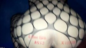 Look at this big white ass getting fucked interracial style.