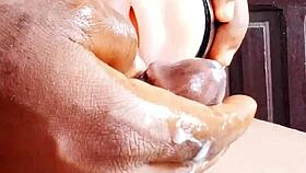 using my new toy in dorm