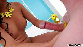 Hot Ladyboy Ying Rides Hard Dick