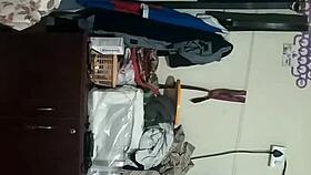 INDIAN WOMAN HIDES HER BIG TITS IN SECRET