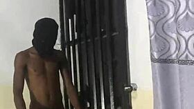 Horny encounter with naked stepmom at door, tight pussy.