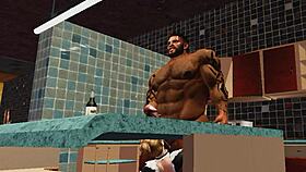 duane browns maid becomes the luckiest woman with huge black cock