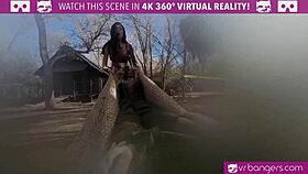 Wonder Woman Cosplay Leads to Intense VR Fuck