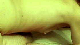 My cougar wife's flat chest excites me during handjob and blowjob.