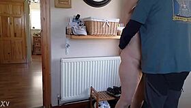 i greet my fuck buddy naked at the door