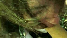 French milf trained with belt