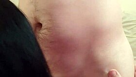 Blowjob From Mature Girlfriend With Deep Throat And Cum Swallowing