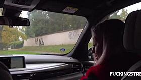 Blonde Gives Her Saviour Unexpected Sex On The Street