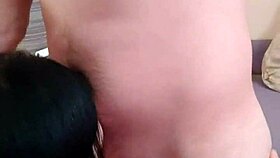 Blowjob From Mature Girlfriend With Deep Throat And Cum Swallowing