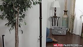 I pounded the blonde milf lolly dames in missionary and doggy style before facial