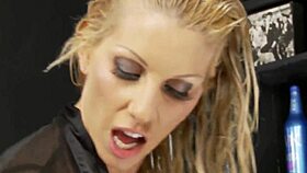 the super lesbian babes share a passionate moment together.