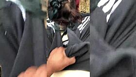 Emo slut gags on big cock