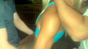 Esposa Malhando Na Rua A Noite Faz Sexo Amador Na Rua