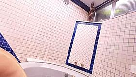 Wet Action With Passionate Couple By The Pool