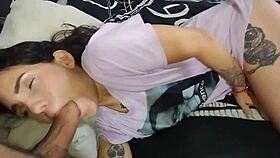 My stepbrother fucked my tight pussy while I lay there