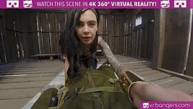 Wonder Woman Cosplay Leads to Intense VR Fuck