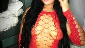 horny british slut plays with herself