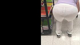 Mexican Milf in White Pants and Cachetero