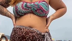 i got naked on the beach, he got hard, and i grabbed his dick a bit.