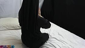 Horny nun enjoys anal pleasure