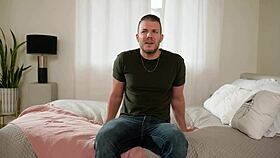 Tall tatted Rocky Emerson gets plowed by Codey Steele's cock