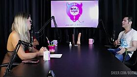 Compilados Do Jow Jow No Bora Cast With Bruna Carlos In Sheer Red Lingerie.