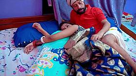 juicy hot indian housewife real romantic sex in bedroom blowjob pussy fucking