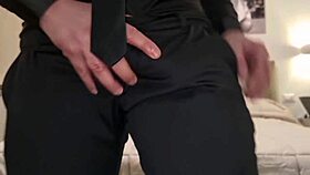 Explosive cumshot after endless handjob and blowjob