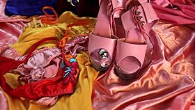 2245eo - french amateur clothed sex turkish blue satin garter belt bra and panties black leather skirt stockings heels rimming deepthroat pussy fuck dirty talk cumshot