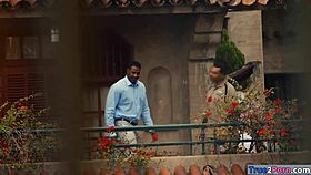 Giant Boobs Ghetto FUCKED By White Shaft!